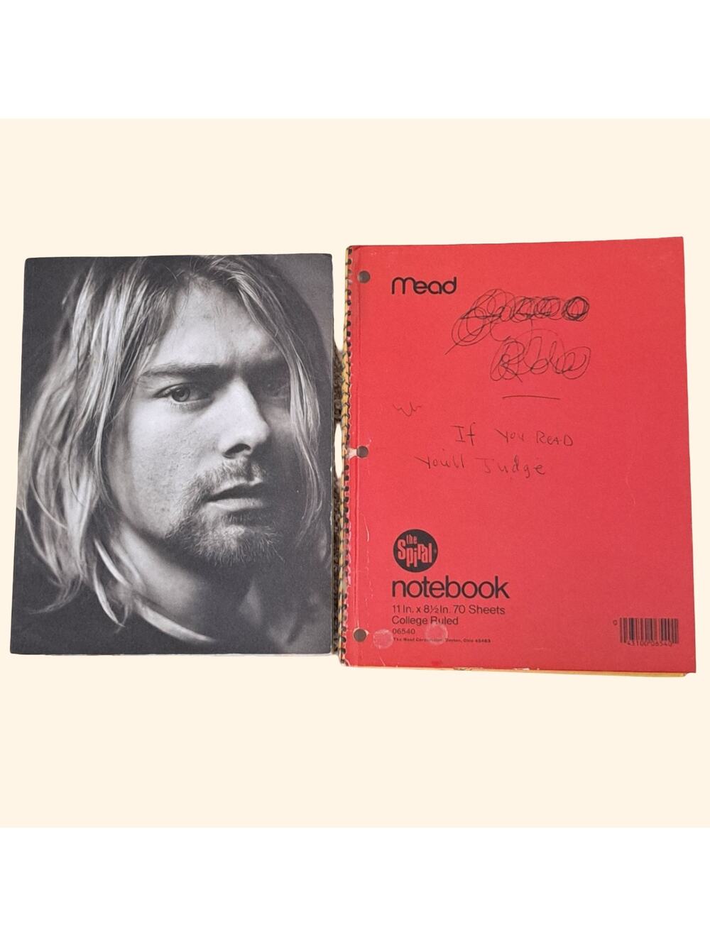 Kurt Cobain Nirvana Book Bundle Journals Hardcover & Rolling Stone 1994  Set